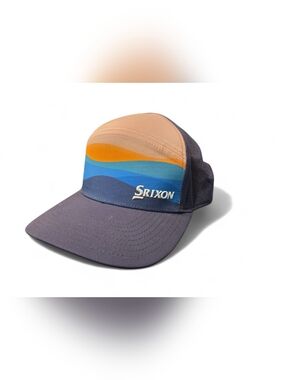 Srixon Men's Multicolor Wave Performance Cap - Navy & Orange
